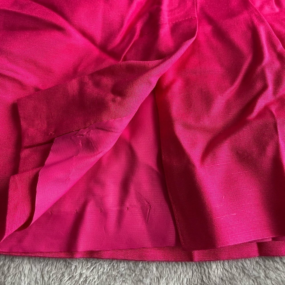 Jones New York Hot Pink Linen Pencil Skirt Size 16 - Picture 5 of 8
